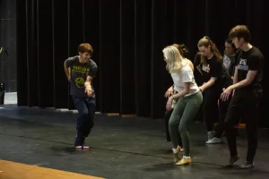 Image of students in the Broadway Musical Theater Intensive at Sheridan College