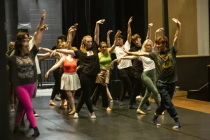 Image of students in the Broadway Musical Theater Intensive at Sheridan College