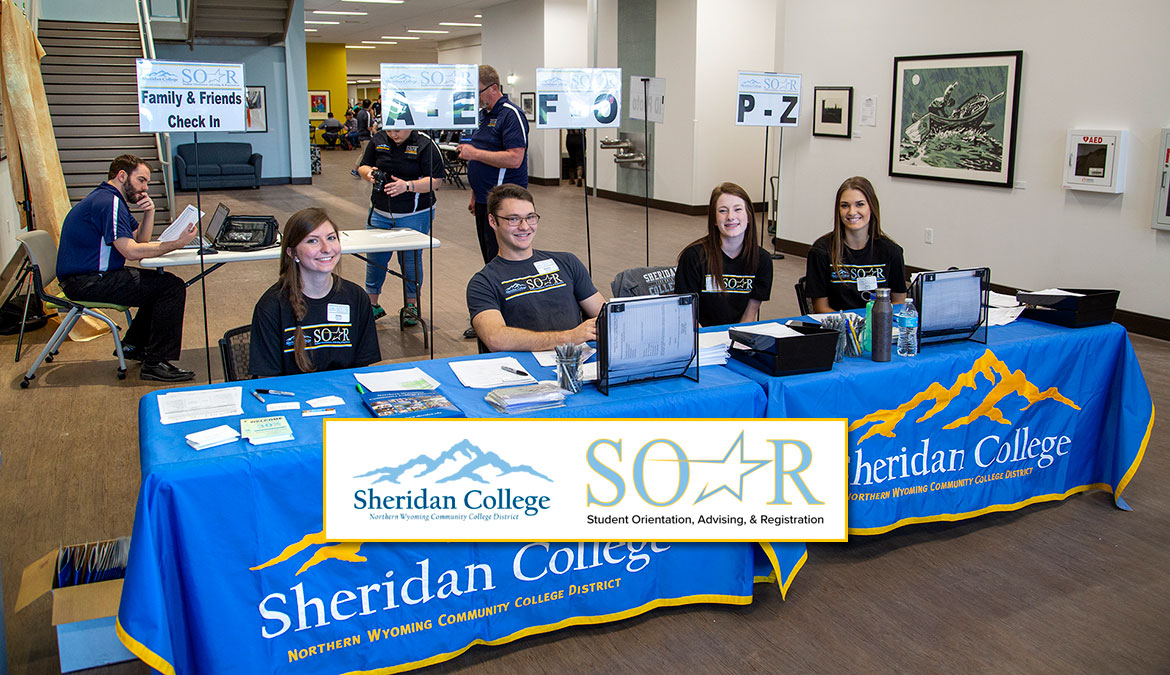 Sheridan College SOAR header image with button