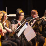 Flute Choir performing