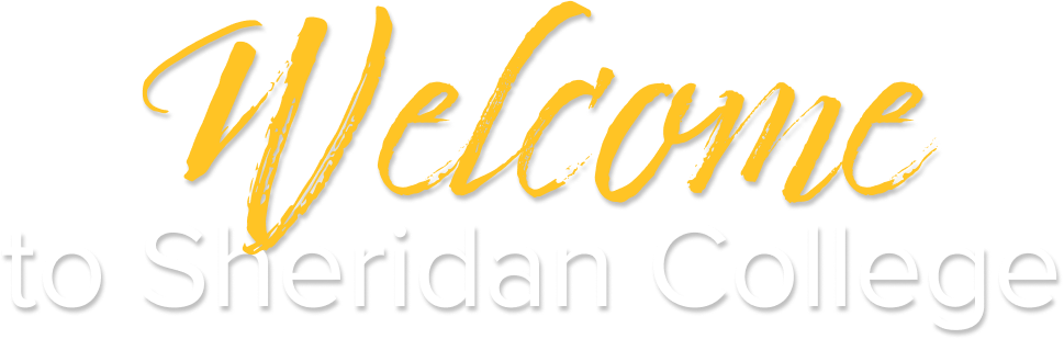 Welcome to Sheridan College graphic image