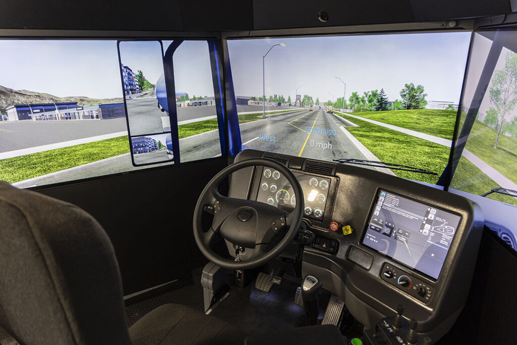 Sheridan College Commercial Motor Vehicle - Driver Training Simulator photo