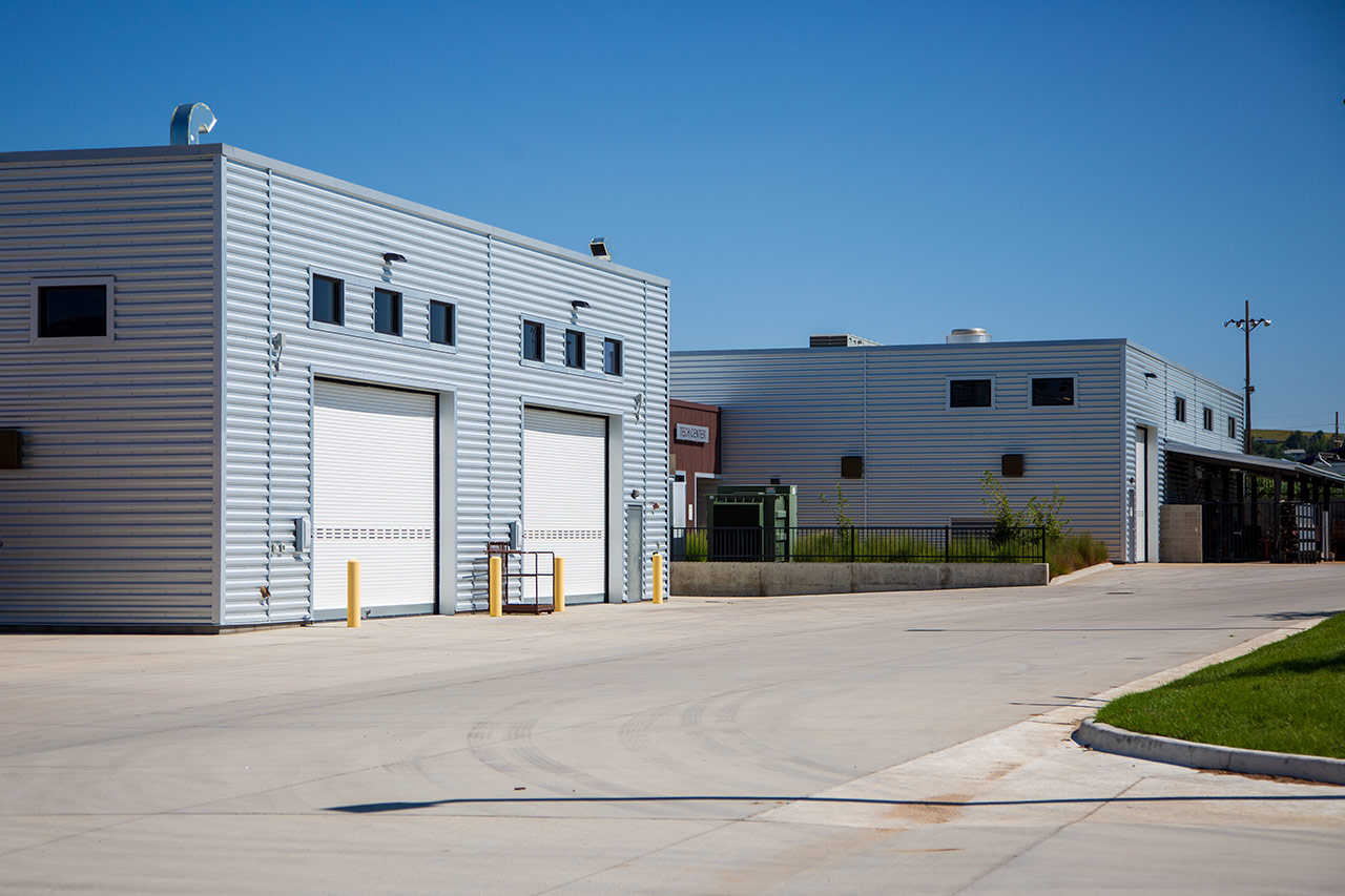 Sheridan College Technical Center view of the Diesel Shop.