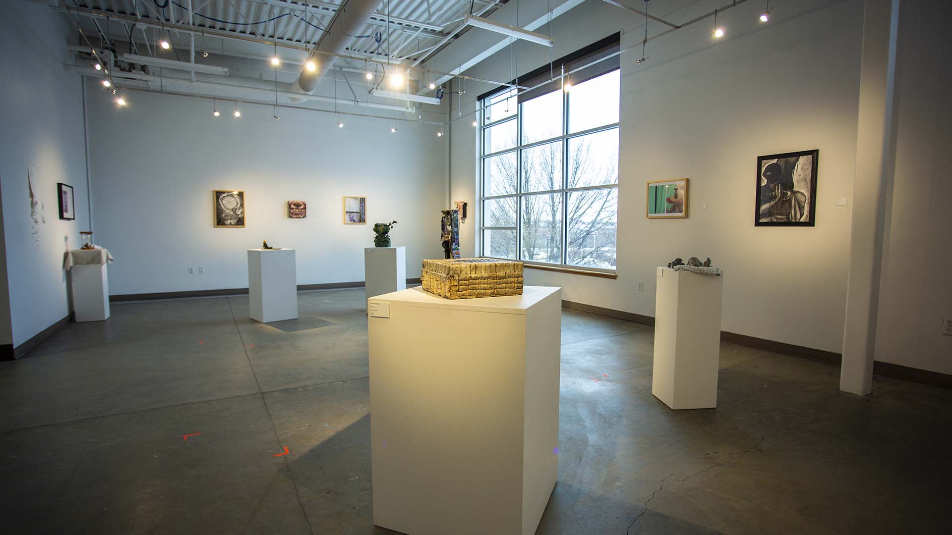 Student art gallery exhibit at Sheridan College